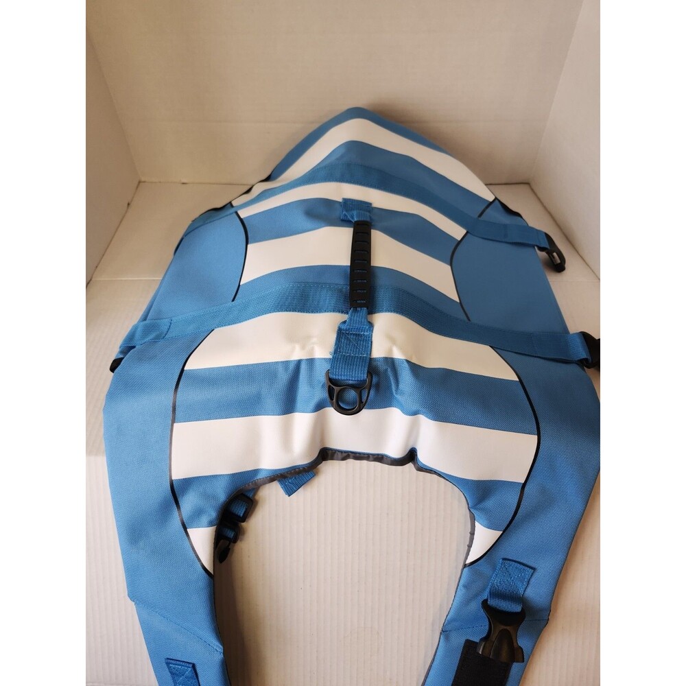 Blue & White Dog Life Jacket XXL